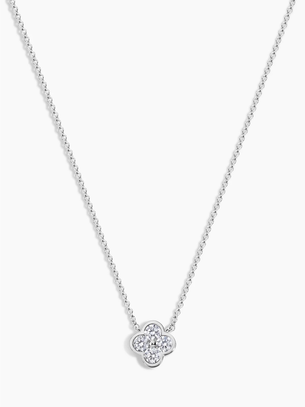Electric Picks Camila Necklace Sterling Silver Plated Delicate
